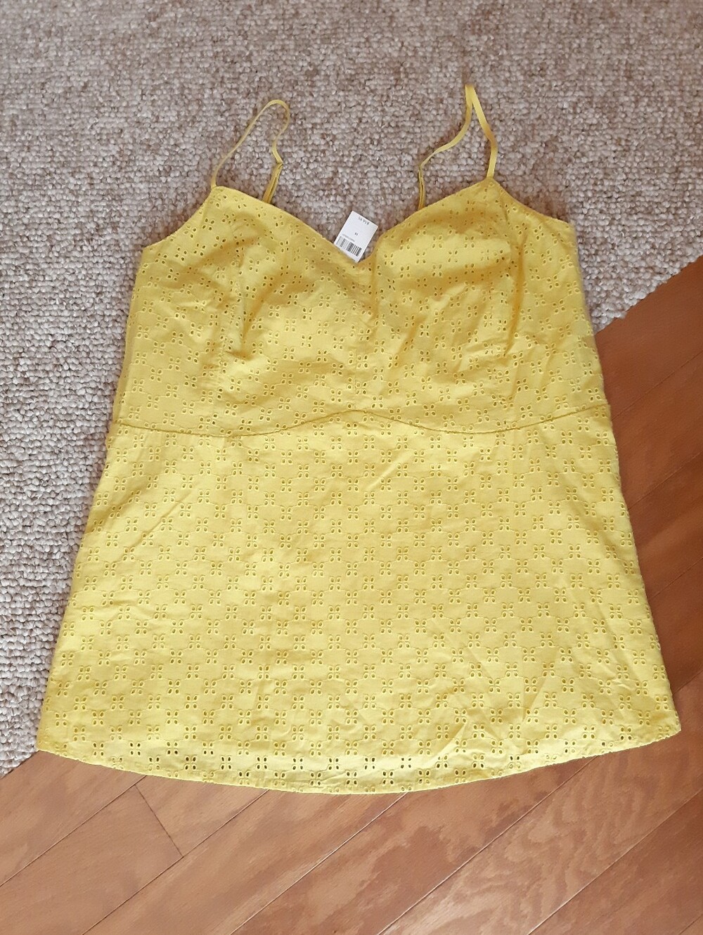 NWT Lane Bryant Eyelet Sleeveless Top size 18